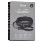 Easy Toys Fetish Collar & Lead Set Black - Image 2