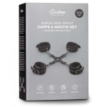 Easy Toys Fetish Hogtie, Ankle & Wrist Cuffs Black - Image 2