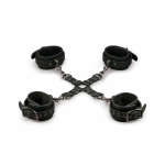 Easy Toys Fetish Hogtie, Ankle & Wrist Cuffs Black - Image 3