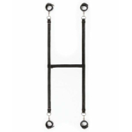 Easy Toys Under Mattress Restraint Set Black