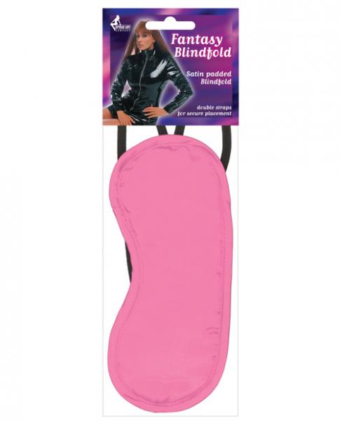 CNVELD-ET782254b9ec88bd13c Satin Fantasy Blindfold 2 Strap Pink - Image 1