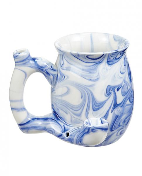CNVELD-FCM8249963e624298422c Fashioncraft Small Deluxe Mug - Blue Marble - Image 1