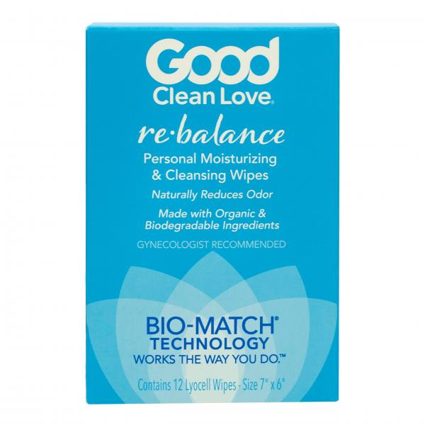 CNVELD-GCL500301_11673892639 Good Clean Love Rebalance Adult Wipes Box Of 12 - Image 1