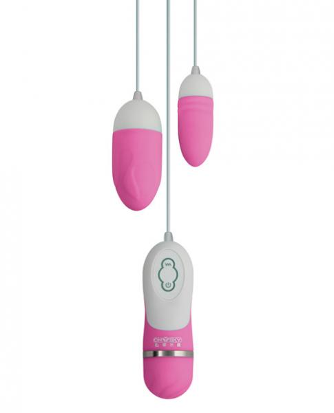 CNVELD-GIGA01005-PK5bf29973966be Gigaluv Dual Vibra Bullets - 10 Functions Pink - Image 1