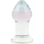 Glas Amethyst Rain Glass Butt Plug