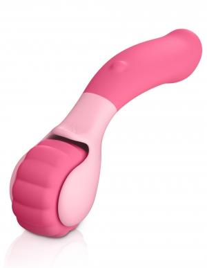 CNVELD-JI10101_31509048418 Jimmy Jane Evoke Sol-o Vibrating Massage Wheel Pink - Image 1