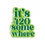 It's 420 Somewhere 420 Sticker - Pack Of 3