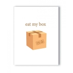 Eat My Box Naughty Greeting Card
