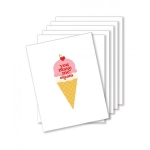 You Make Me Cream Naughty Greeting Card - Pack Of 6