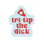 Tri Trip Naughty Sticker - Pack Of 3