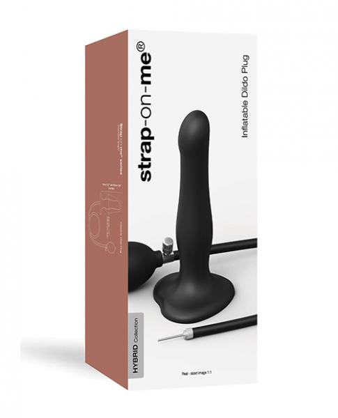 CNVELD-LP6017500648d8493db838 Strap On Me Inflatable Dildo Plug - Black - Image 1