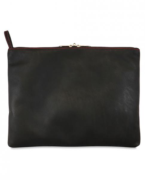CNVELD-LTH66035decd81894f0d Sultra Leather Toy Bag Lockable Pullers & Inside Pockets Black - Image 1