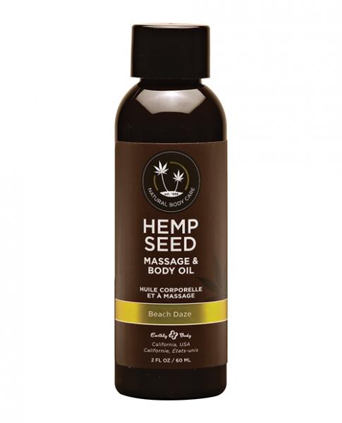 CNVELD-MAS2455f2d267767dc9 Earthly Body Massage & Body Oil - 2 Oz Beach Daze - Image 1
