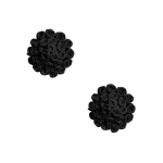 Burlesque Nightfall Roses Reusable Silicone Nipztix - Black O/s