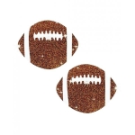 Neva Nude Football Glitter Pasties - Brown O/s