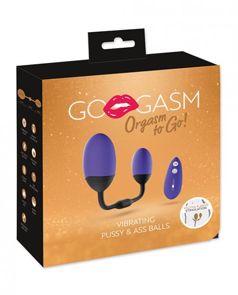 CNVELD-OR5977756409bcd9c0f50 Gogasm Vibrating Pussy & Ass Balls - Purple - Image 1