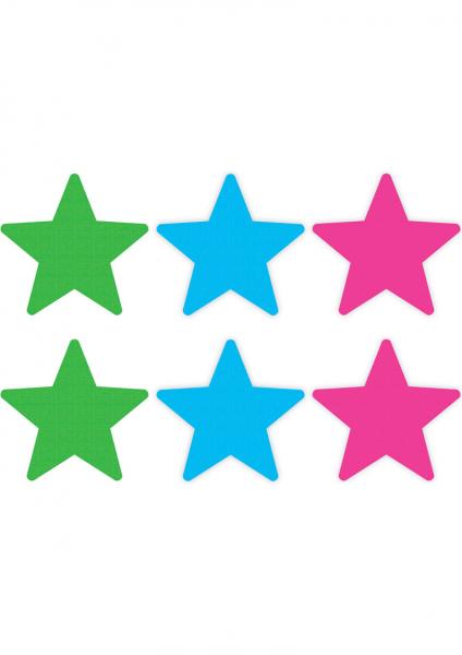 CNVELD-PK029S_2 Peekaboos Neon Stars Value Pack Of 3 O/S - Image 1