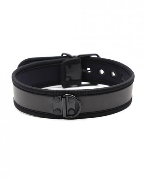 CNVELD-PLB75865629f21ede4884 Plesur Neoprene Puppy Collar - Black - Image 1