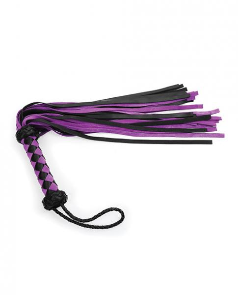 CNVELD-PLPC75017PP64faf16a88c1a Plesur 22" Leather Flogger - Purple - Image 1
