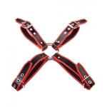 Rouge Chest Harness Large Black Red - Image 2