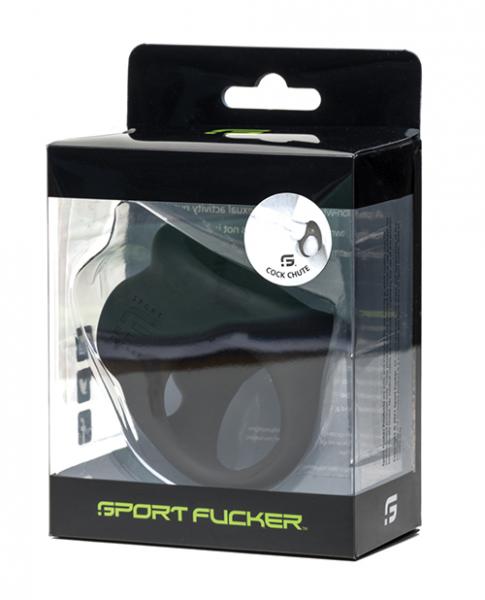 CNVELD-SF214216139db7f4c5fa Sport Fucker Cock Chute - Black - Image 1