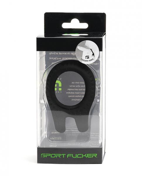 CNVELD-SF223086362403aad7df Sport Fucker Cockpit Cockring - Black - Image 1