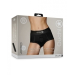 Shots Ouch Vibrating Strap On Brief - Black Xs/s
