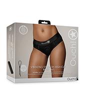 CNVELD-SHTOU827BLKML264941c1900366 Shots Ouch Vibrating Strap On High-cut Brief - Black M/l - Image 1