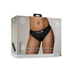 Shots Ouch Vibrating Strap On Hipster - Black M/l