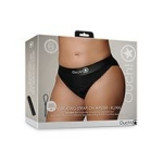 Shots Ouch Vibrating Strap On Hipster - Black Xl/xxl