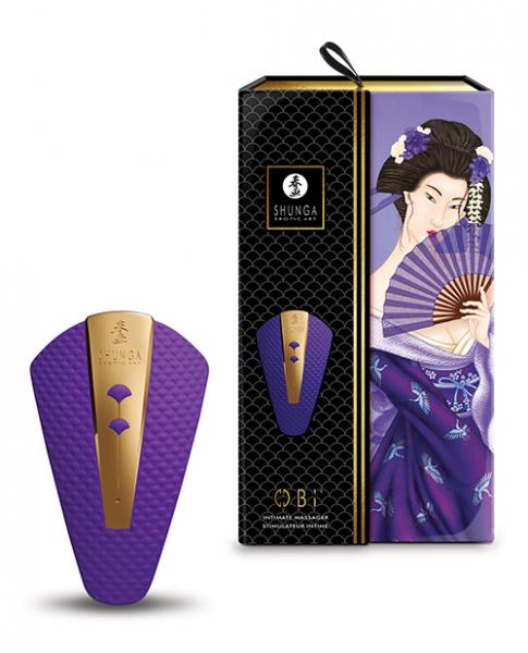 CNVELD-SHU1036330270794b0a Shunga Obi Intimate Massager - Purple - Image 1