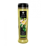 Shunga Organic Kissable Massage Oil - 8.5 Oz Exotic Green Tea