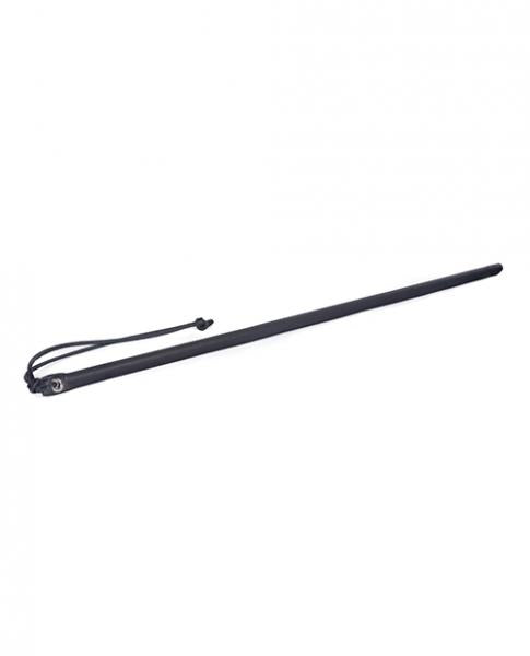 CNVELD-SPL-11D63ee0d01a9ce1 Spartacus 24" Leather Wrapped Cane - Black - Image 1