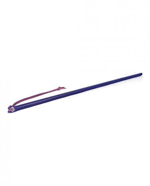 CNVELD-SPL-11DP63ee0d0257c3f Spartacus 24" Leather Wrapped Cane - Purple - Image 1