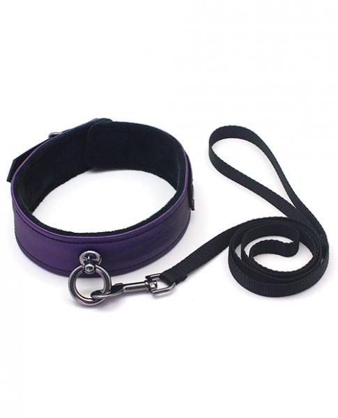 CNVELD-SPU-301PU5d8c8ca30e333 Spartacus Galaxy Legend Collar & Leash Purple - Image 1