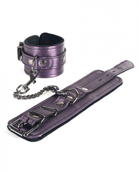 CNVELD-SPU-304PU5d8c8ca63a37a Spartacus Galaxy Legend Faux Leather Ankle Restraints Purple - Image 1
