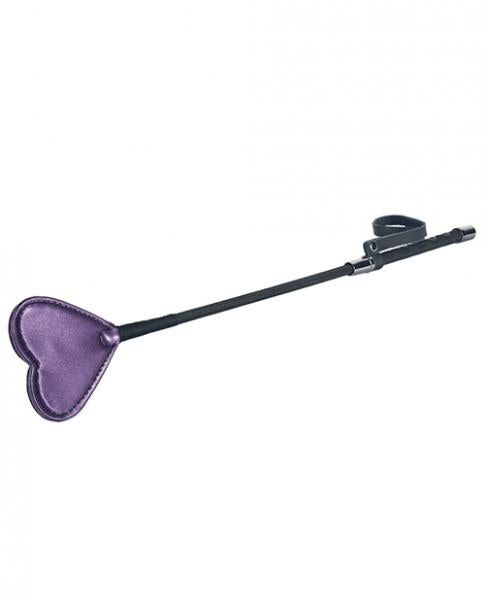 CNVELD-SPU-306PU5d8c8ca7c5505 Spartacus Galaxy Legend Faux Leather Riding Crop Heart Purple - Image 1