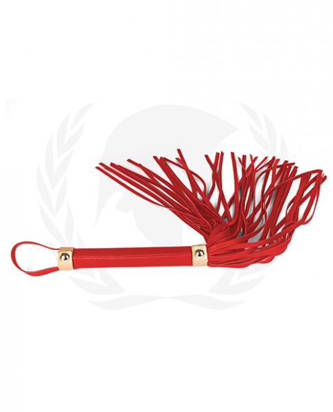 CNVELD-SPU-507RD5ef5c797d4b65 Spartacus Pu Whip - Red - Image 1