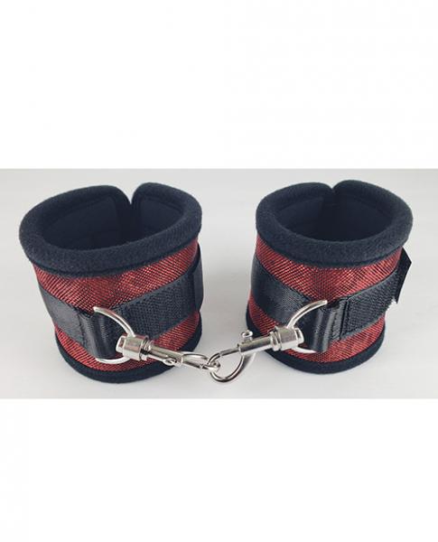 CNVELD-SPU-702RD63ee0d070a39e Spartacus Wrist Restraints - Neoprene Red - Image 1