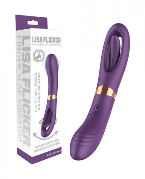 CNVELD-SW203164fd946395c31 Lisa Flicking G-spot Vibrator - Purple - Image 1