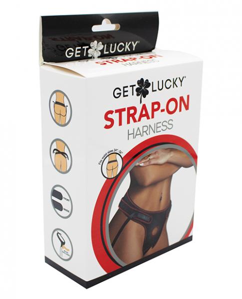 CNVELD-VD-GL39776204f0f52a4c2 Get Lucky Strap On Harness - Black - Image 1