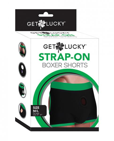CNVELD-VD-GL500163f2017d73190 Get Lucky Strap On Boxers - M-l Black/green - Image 1