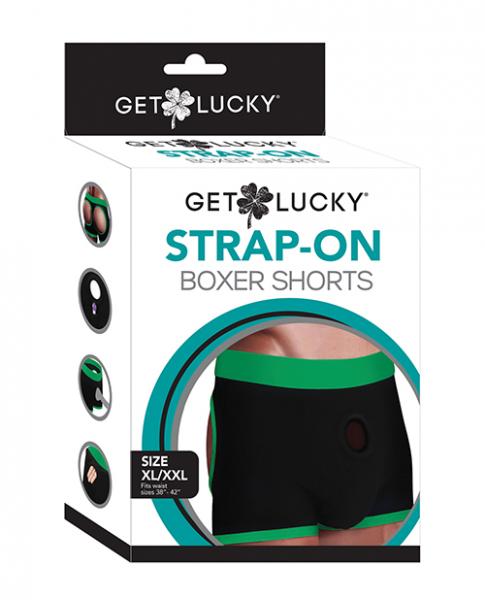 CNVELD-VD-GL501863f2017e3e1f4 Get Lucky Strap On Boxers - Xl-xxl Black/green - Image 1