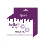 Hello Sexy! Bound By Bliss Fuzzy Wrist Cuffs - Lilac