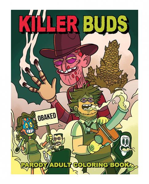 CNVELD-WR216362ef8d8967cbd Wood Rocket Killer Buds Adult Coloring Book - Image 1