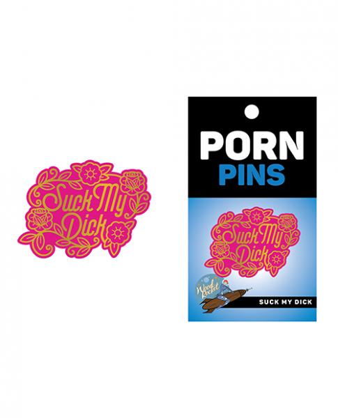 CNVELD-WR856962ef8d91db6c1 Wood Rocket Porn Suck My Dick Pin - Pink/gold - Image 1