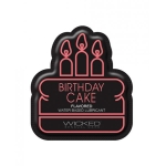 Wicked Sensual Care Water Based Lubricant - .1 Oz Birthday Cake