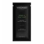 Wicked Sensual Care Sage & Sea Salt Massage Cream  - .34 Oz