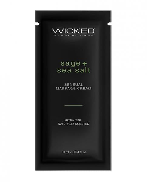 CNVELD-WS9092063d10bf9b99e6 Wicked Sensual Care Sage & Sea Salt Massage Cream - .34 Oz - Image 1