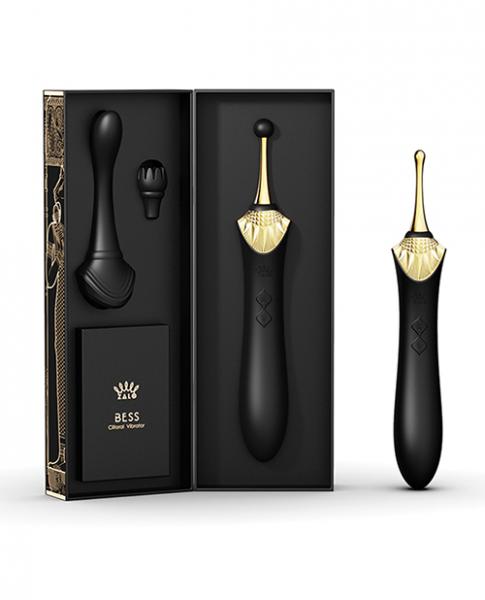 CNVELD-ZAF0220462b58b7d96220 Zalo Bess Clitoral Vibrator - Obsidian Black - Image 1